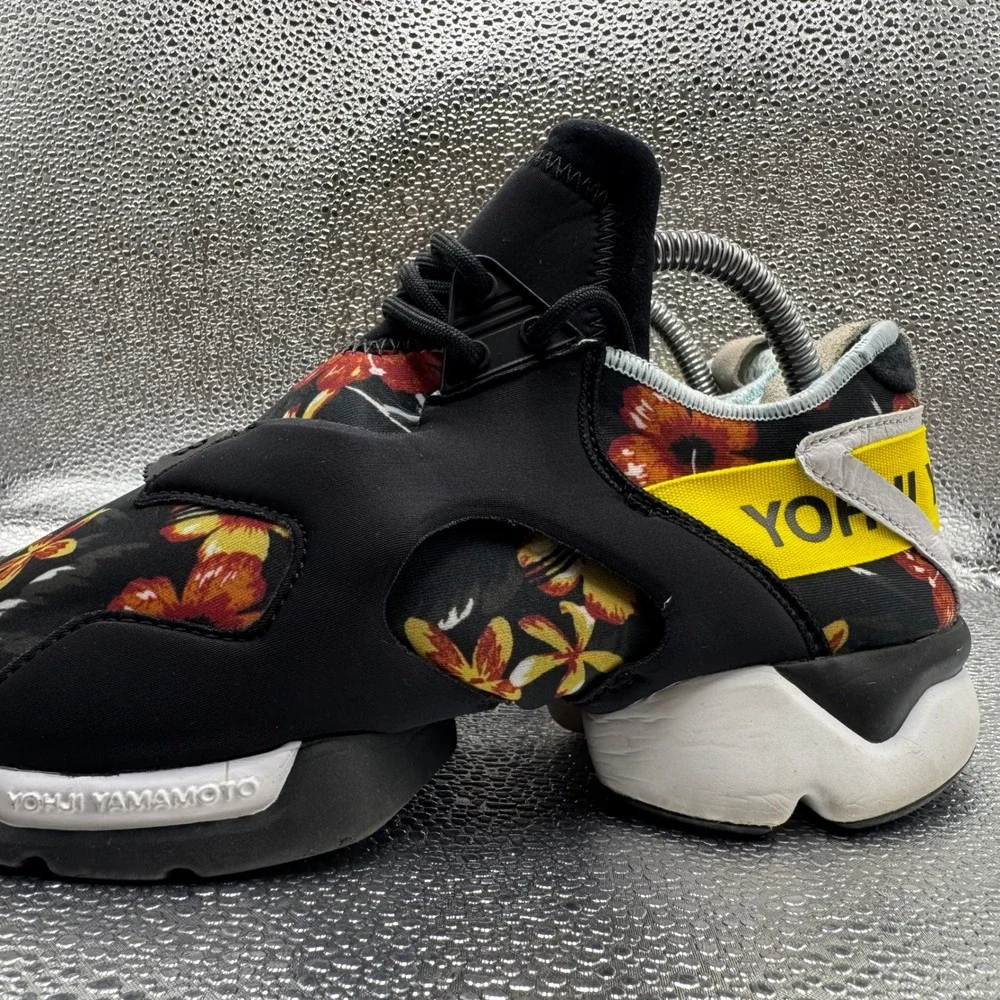 Size M Adidas Y-3 Kohna Mens Black Floral Excellent Yohji Yamamoto B26258